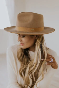 Gigi Pip The Monroe Hat - Classic Wool Rancher Fedora