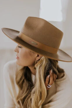 Gigi Pip The Monroe Hat - Classic Wool Rancher Fedora -ROOLEE FASHION SHOP 7W4A5124