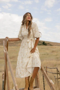 Floral Tiered Midi Dress with Pockets and Tie Waist -ROOLEE FASHION SHOP 7W4A5193 ba6c2eaf 3c54 478f b636 9f1840110b4e