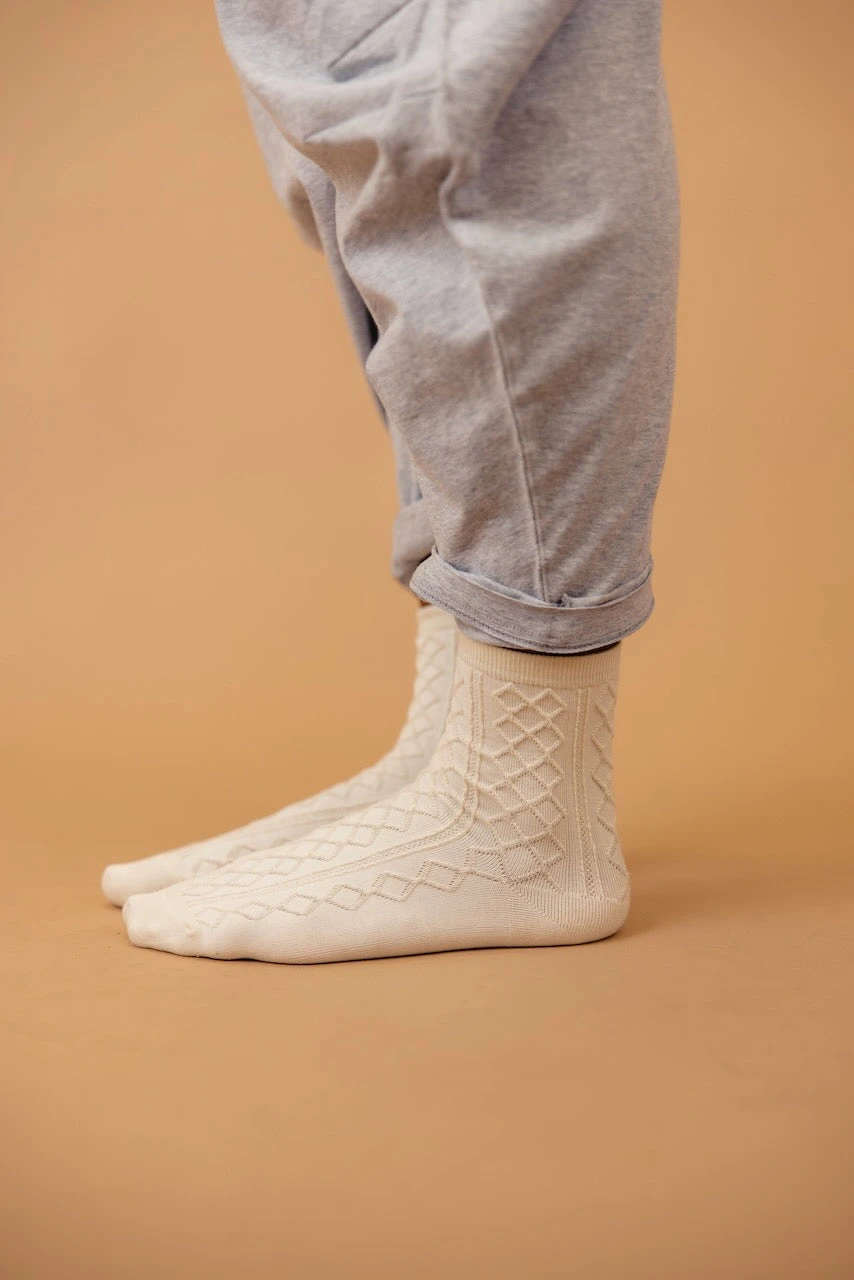 Marshall Textured Socks – Versatile Neutral Style 5 Marshall Textured Socks – Versatile Neutral Style - Image 3