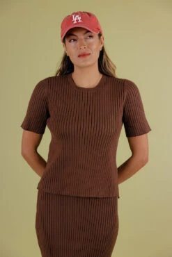 Rachel Green Ribbed Top -ROOLEE FASHION SHOP 7W4A5241