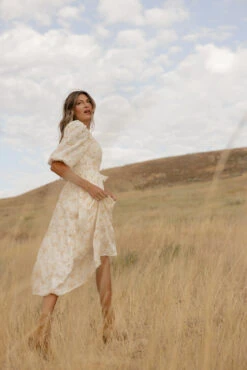 Floral Tiered Midi Dress with Pockets and Tie Waist -ROOLEE FASHION SHOP 7W4A5245 4ccf7914 af24 4a4a a5e8 9ad0adce130d