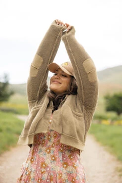 Free People Worn Thru Surplus Cardi - Slouchy Relaxed Fit -ROOLEE FASHION SHOP 7W4A5273 410ddf0c 180d 4521 806b 9b59dfb38e2b