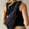 Quilted Sling Bag with Adjustable Strap - Mazie Collection -ROOLEE FASHION SHOP 7W4A5300