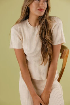 Rachel Green Ribbed Top -ROOLEE FASHION SHOP 7W4A5315