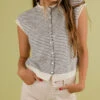 A Single Moment Short Sleeve Cardi -ROOLEE FASHION SHOP 7W4A5324
