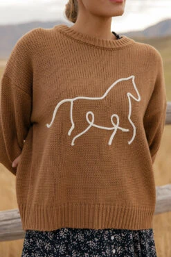 Rustic Reins Cozy Sweater -ROOLEE FASHION SHOP 7W4A5351