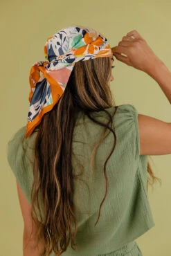 Vibrant Citrus Silky Hair Scarf & Versatile Fashion Accessory -ROOLEE FASHION SHOP 7W4A5484 ae0b2534 3204 49b3 920e 45dc8973b2a1