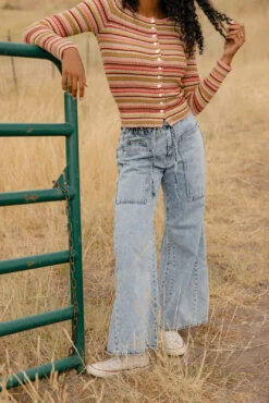 Out West Tie Waist Jeans -ROOLEE FASHION SHOP 7W4A5561
