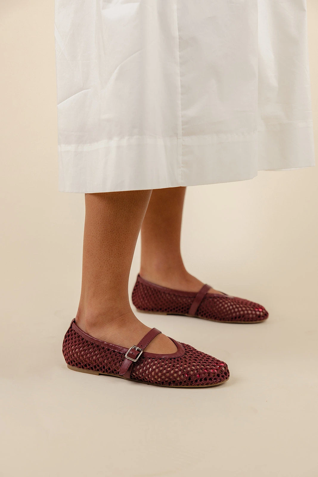 Matisse Nolita Ballet Flats - Vegan Fishnet Mary Jane Shoes 3 Matisse Nolita Ballet Flats - Vegan Fishnet Mary Jane Shoes