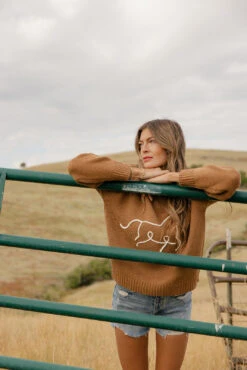 Rustic Reins Cozy Sweater -ROOLEE FASHION SHOP 7W4A5580