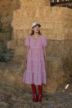 This Land Gingham Dress -ROOLEE FASHION SHOP 7W4A5668
