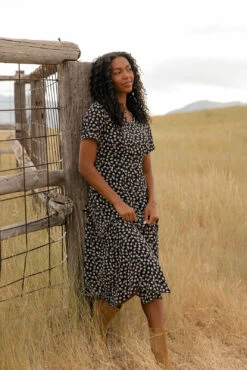 Willow Row Button Midi