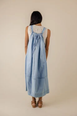 Free People Machu Barrel Midi Dress -ROOLEE FASHION SHOP 7W4A5715