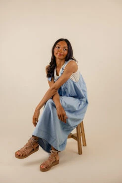 Free People Machu Barrel Midi Dress -ROOLEE FASHION SHOP 7W4A5736 2c255ac0 99cd 440e 8e96 f0120ef123ce