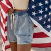 Rivie Denim Shorts