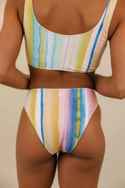 Reversible High Leg Saltwater Bikini Bottom - Ribbed Swimwear -ROOLEE FASHION SHOP 7W4A5835 840a3b9f 233c 42a5 8ce8 30176f2acefe