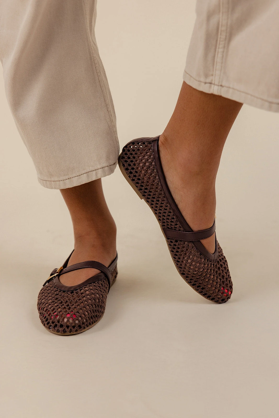 Matisse Nolita Ballet Flats - Vegan Fishnet Mary Jane Shoes 8 Matisse Nolita Ballet Flats - Vegan Fishnet Mary Jane Shoes - Image 6