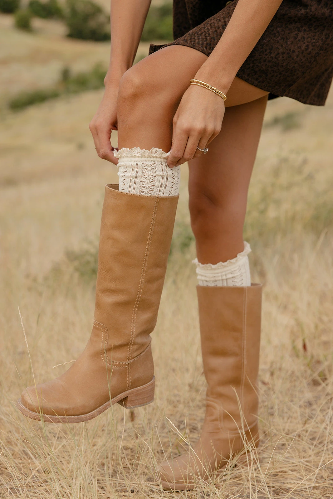 Free People Misty Net Pointelle Tall Socks 4 Free People Misty Net Pointelle Tall Socks - Image 2