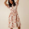 Floral Puff Sleeve Dress with Pockets and Elastic Waistband - Hestia 2 Floral Puff Sleeve Dress with Pockets and Elastic Waistband - Hestia -ROOLEE FASHION SHOP 7W4A6048