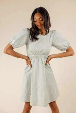 Picture Perfect Embroidered Dress -ROOLEE FASHION SHOP 7W4A6100