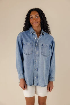 The Best Part Denim Jacket 10 The Best Part Denim Jacket -ROOLEE FASHION SHOP 7W4A6103