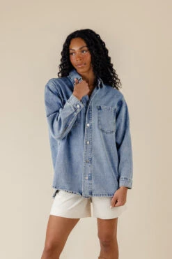 The Best Part Denim Jacket 13 The Best Part Denim Jacket -ROOLEE FASHION SHOP 7W4A6138
