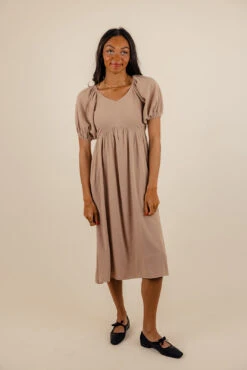 Vintage Puff Sleeve Midi Dress with Pockets - The Crossed Lines 10 Vintage Puff Sleeve Midi Dress with Pockets - The Crossed Lines -ROOLEE FASHION SHOP 7W4A6151 a318f44a 76be 4975 b3e4 fa641bffb3d5