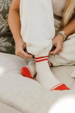 Americana Stripe Socks -ROOLEE FASHION SHOP 7W4A6227 62d31634 2475 4e13 89a9 2b0ed8e65a1a