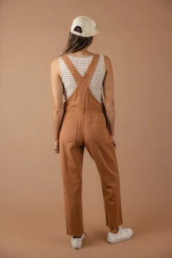 Classic Straight Leg Denim Overalls with Functional Pockets -ROOLEE FASHION SHOP 7W4A6272