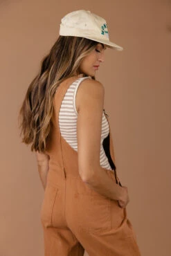 Classic Straight Leg Denim Overalls with Functional Pockets -ROOLEE FASHION SHOP 7W4A6277