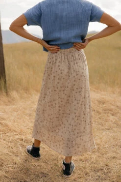 Dried Petals Midi Skirt -ROOLEE FASHION SHOP 7W4A6323 720c975f e492 4af7 8dfc d0b12c350a1f