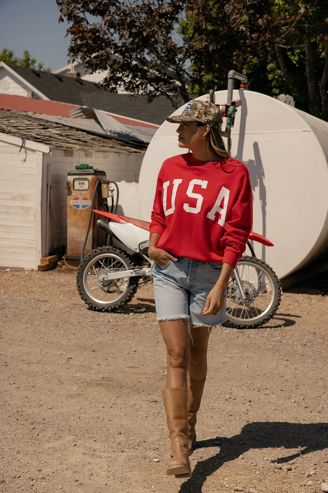 USA Patriotic Graphic Pullover - America The Beautiful Terry Lined Sweatshirt 7 USA Patriotic Graphic Pullover - America The Beautiful Terry Lined Sweatshirt - Image 5