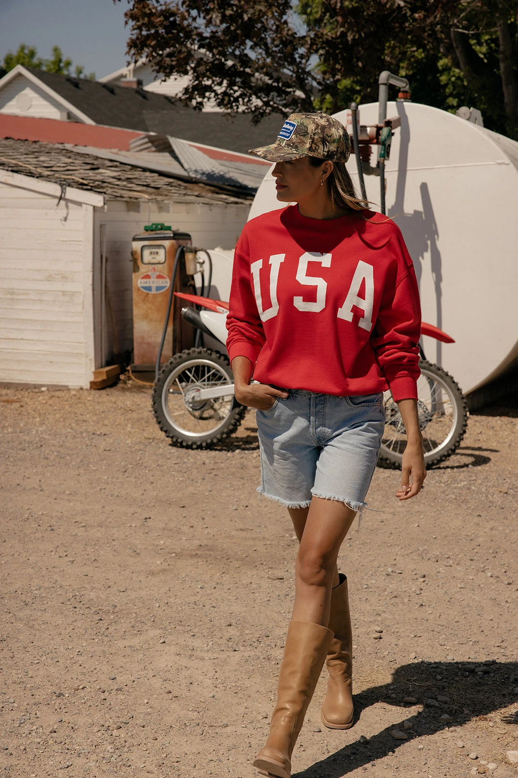 USA Patriotic Graphic Pullover - America The Beautiful Terry Lined Sweatshirt 3 USA Patriotic Graphic Pullover - America The Beautiful Terry Lined Sweatshirt