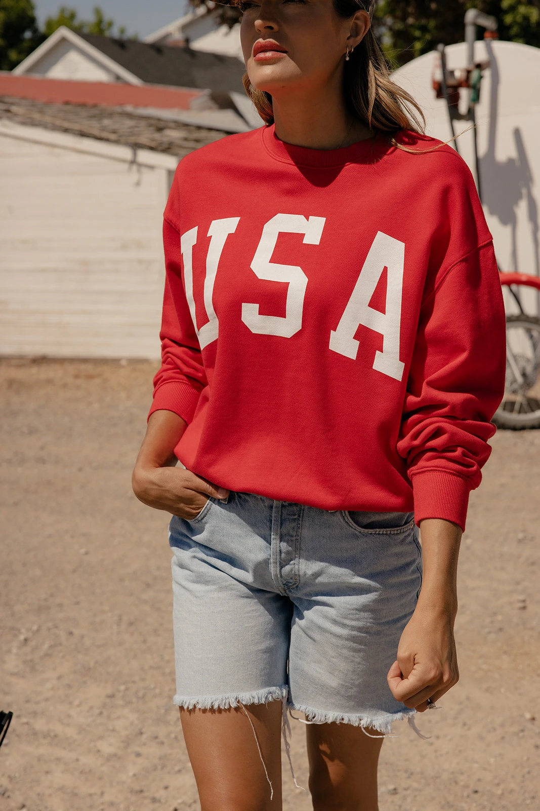 USA Patriotic Graphic Pullover - America The Beautiful Terry Lined Sweatshirt 8 USA Patriotic Graphic Pullover - America The Beautiful Terry Lined Sweatshirt - Image 6
