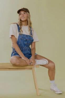Free People Ziggy Shortalls -ROOLEE FASHION SHOP 7W4A6440 63cf02b2 5737 4acb a727 1faad6ab936d