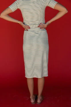 Myla Striped Skirt -ROOLEE FASHION SHOP 7W4A6540