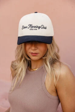 Canvas Trucker Hat - Slow Morning Club Premium Mesh Cap 25 Canvas Trucker Hat - Slow Morning Club Premium Mesh Cap -ROOLEE FASHION SHOP 7W4A6556 b2444442 6122 4272 add4 50372986ab78