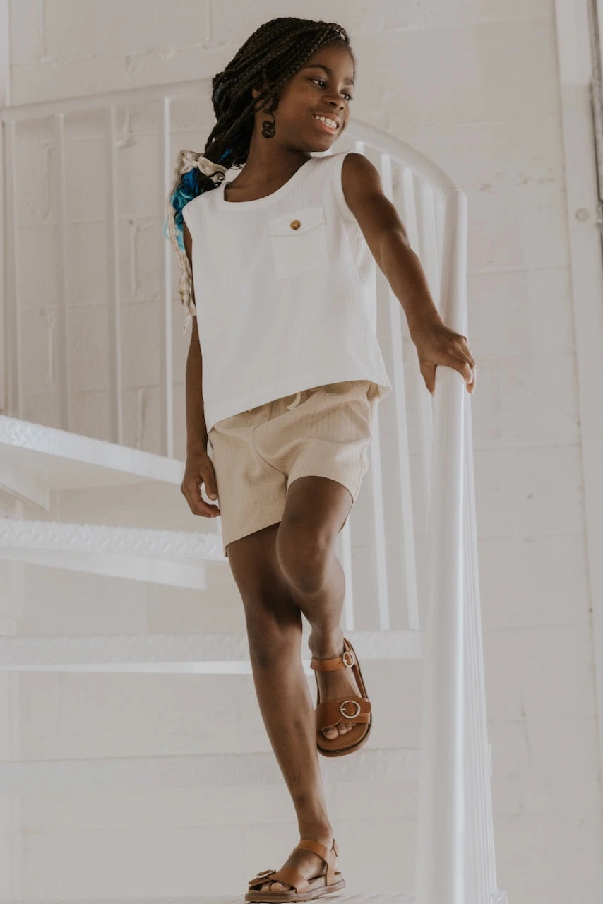 Kids Mac Tie Waist Shorts - Stylish & Versatile Spring Essentials 11 Kids Mac Tie Waist Shorts - Stylish & Versatile Spring Essentials - Image 9