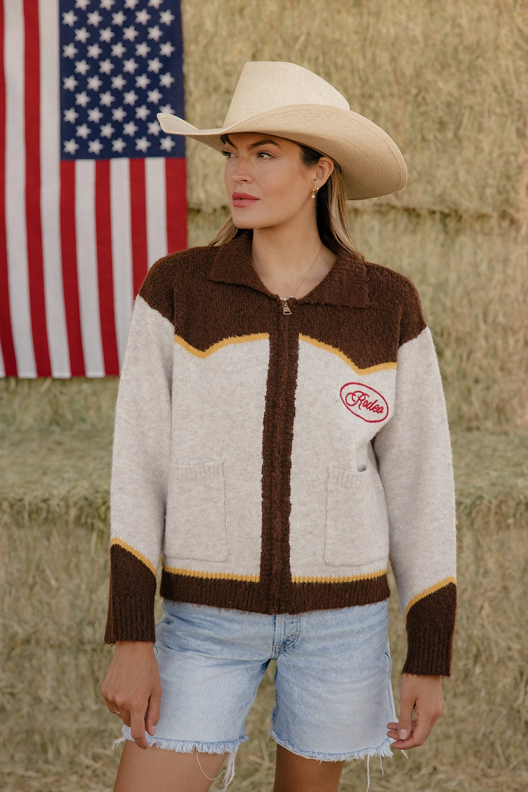 My First Rodeo Retro Knit Zip-Up Jacket 8 My First Rodeo Retro Knit Zip-Up Jacket - Image 6