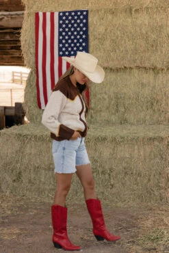 My First Rodeo Retro Knit Zip-Up Jacket 17 My First Rodeo Retro Knit Zip-Up Jacket -ROOLEE FASHION SHOP 7W4A6613