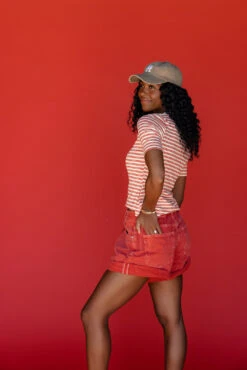 Striped Ribbed T-Shirt - Comfortable Everyday Crew Neck Tee 37 Striped Ribbed T-Shirt - Comfortable Everyday Crew Neck Tee -ROOLEE FASHION SHOP 7W4A6882 d428ee16 d4c8 4776 b443 64402218cafe