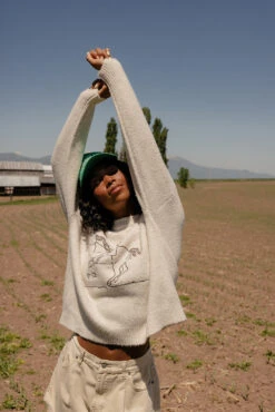 Ride 'Em Cowboy Embroidered Soft Knit Sweater -ROOLEE FASHION SHOP 7W4A6916 8f0ea1be 058b 494d 8433 3c3655a3664b