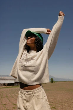 Ride 'Em Cowboy Embroidered Soft Knit Sweater -ROOLEE FASHION SHOP 7W4A6921