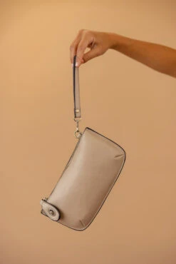 3-in-1 Crossbody Messenger Bag and Wristlet Wallet - Faux Leather Uptown Purse