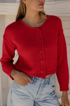Rekindled Flames Cropped Cardigan -ROOLEE FASHION SHOP 7W4A6976 b923dee9 3584 4244 9e71 a15aad0622f5