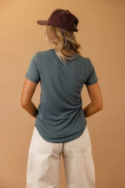 Sadie Solid Tee -ROOLEE FASHION SHOP 7W4A7092