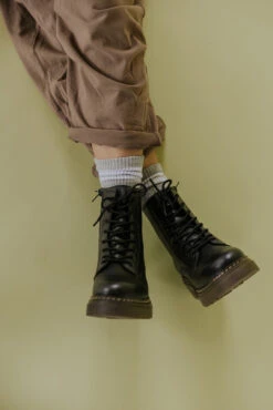 ROOLEE Elvis Leather Platform Boots - Military Style -ROOLEE FASHION SHOP 7W4A7098