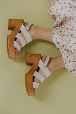 Comfortable Strappy Platform Heels - Frisa Lightweight Leather Sandals -ROOLEE FASHION SHOP 7W4A7117