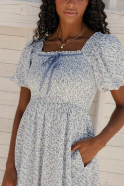 Ashlynn Square Neck Dress -ROOLEE FASHION SHOP 7W4A7273